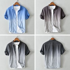 Hommes Lin Coton Mélange