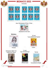 MONACO 2022 - 3 Feuilles