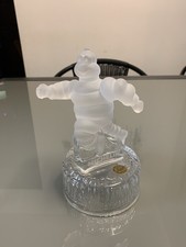 BIBENDUM MICHELIN TROPHEE Cristal d'Arques camion automobile pneu garage 20cm