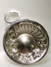 Rare taste-vin argent massif époque 1900 sterling silver anse oiseaux Morgh