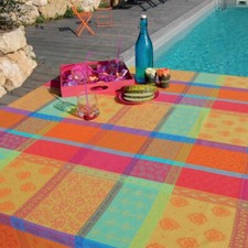 Nappe rectangle coton jacquard