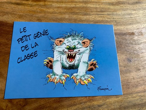 Carte postale 15x10 franquin - carte,