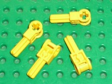 4 x LEGO Technic Yellow Pole