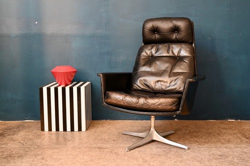 Fauteuil cuir pivotant en - en,