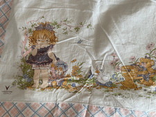 Petit drap berceau vintage - drap,