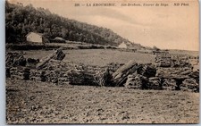 TUNISIE - LA KROUMIRIE - ain draham, ecorce de liege