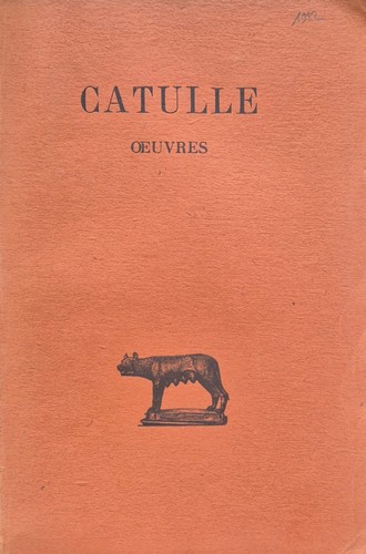 Catulle poésies budé - poésies,