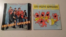 2 vinyles 45T EP LES CHATS