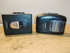 Lot De 2 Walkman Sharp JC-118(GY)  X-Bass Aiwa Ta 123 Fonctionnelle A Saisir 
