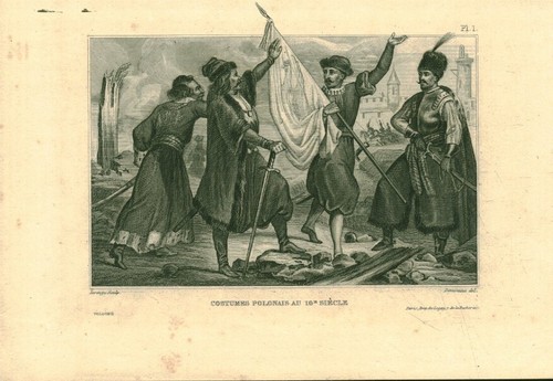 Gravure ancienne sur acier