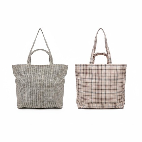 Sac main tote tartan - tote,