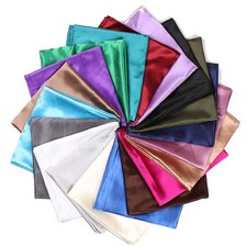 Foulard carré couleur unie