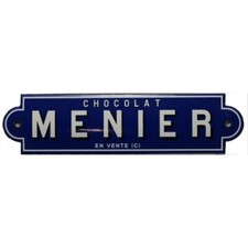 Plaque émaillée : CHOCOLAT MENIER