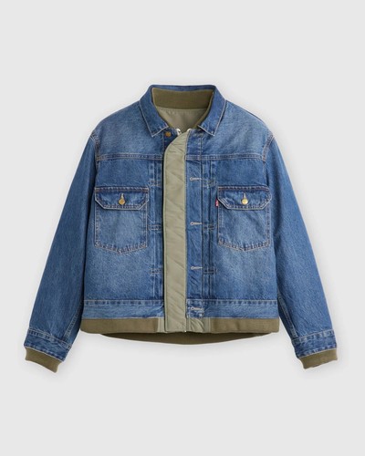 Sacai levi men denim nylon - denim,
