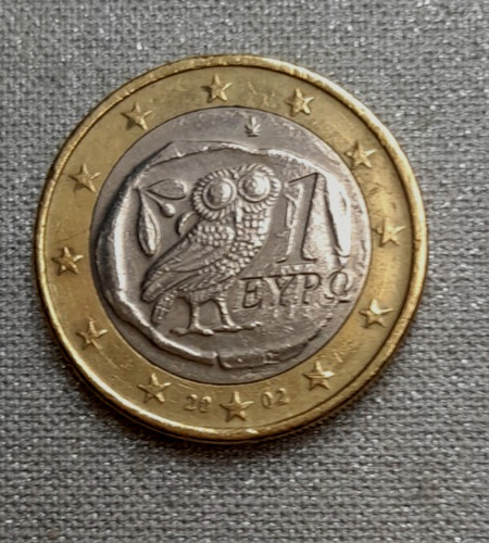 Grece 2002 piece hibou - grece,