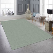 Tapis de salon, uni, facile d'entretien, design modern, vert