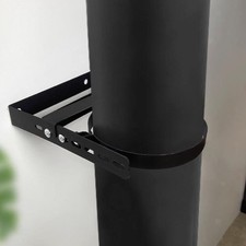 Support de tuyau de cheminée, clip fixation suspendu pour la maison, sangle