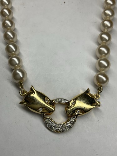Collier plaqué fausses - À,