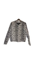 veste blouson motif léopard blanc et noir cheetah Daphnea Paris