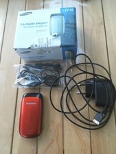 PORTABLE A CLAPET SAMSUNG E1150i ROUGE RUBIS BON ÉTAT