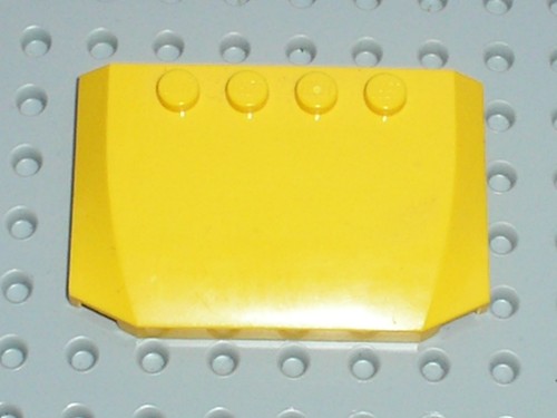 Capot lego yellow wedge ref - lego,