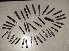 ➡️ Lot de 38 plumes d'encre vintage Henry Plume pour calligraphie Baignol✅