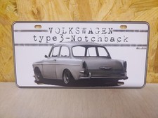 VW type 3 Notchback  Plaque