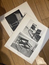 BAUHAUS DE DESSAU ART DECO LES ARTS DE LA MAISON - 1926 2 PLANCHES