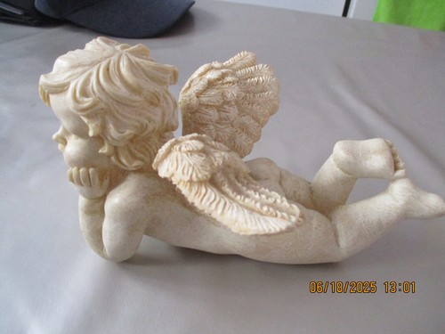 Statuette ange résine - statuette,
