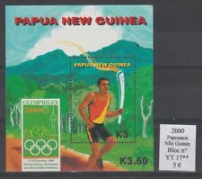 Bloc 1 timbre PAPOUASIE NOUVELLE GUINEE 2000, n° YT 17** JO