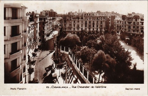 Cpa morocco casablanca - casablanca, rue