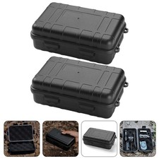  2 Pcs Padded Tactical Case Caisse Etanche Équipement Survie Plein Air