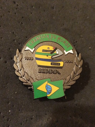 Pin ayrton senna champion - pin's,