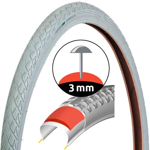 Pneu vélo rétro gris - pneu, de