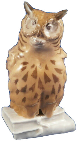 Meissen porcelaine chouette - meissen,