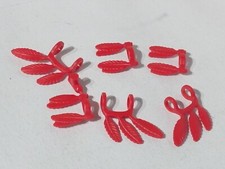 PLAYMOBIL x6 PLUMES ROUGES