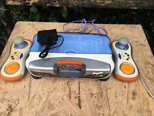 console vsmile motion vtech bleu, 2  manettes avec jeux mickey motion vf testé