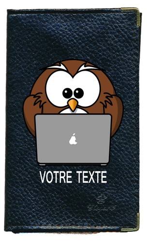 Etui carte grise noir - , cuir