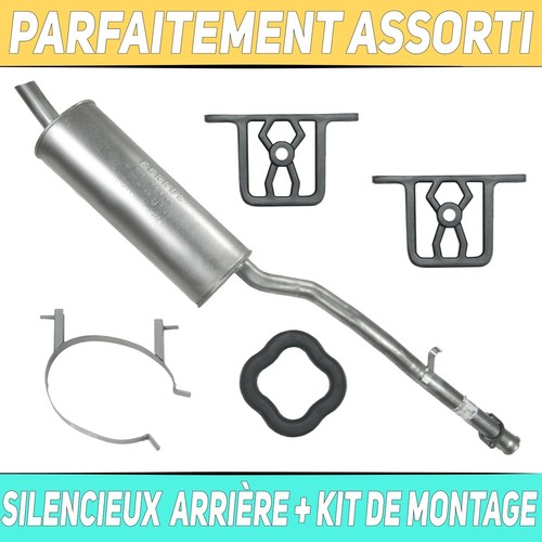 Pot échappement arriere - pot, déchappement