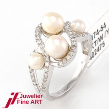 Bague 750/18K Or Blanc 4