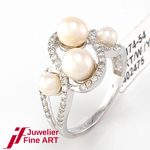 Bague 750 18k blanc 4 - bague,