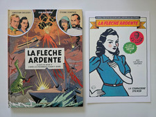 La flèche ardente + ex-libris Bd fugue - avant Blake et Mortimer - Rayon U
