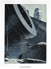 SCHUITEN .Sérigraphie.Les Cités Obscures - L'enfant penchée N° &S 100ex.