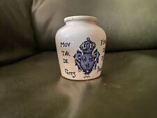 Pot à moutarde ancien GREY POUPON Dijon faïence Digoin Sarreguemines