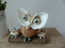 Statue Chouettes Vintage