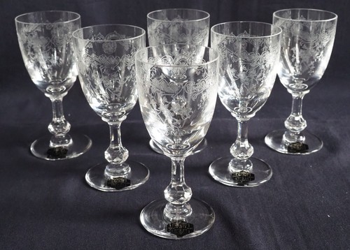 Verres vin cristal - 6,