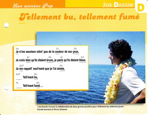 Joe dassin fiche plaisir de - -,
