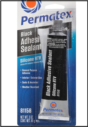 Permatex 81158 black rtv - 81158,