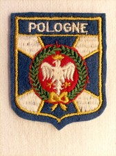 Écusson POLOGNE en feutrine