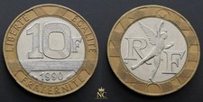 Monnaie 1990 – 10 francs Génie de la Bastille – France (N3784)